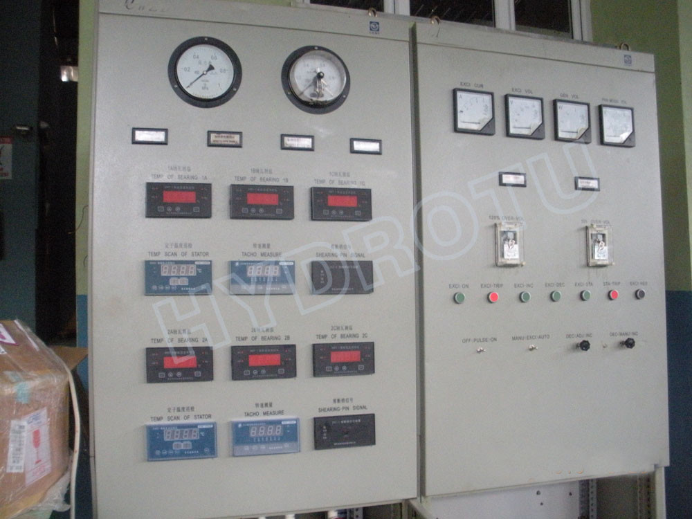 Generator Excitation System and Units Side Panel For Hydro Electric
