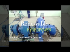 Small Horizontal Shaft Francis Hydro Turbine / Francis Water Turbine from 0.1MW - 50MW
