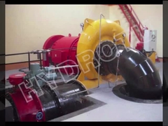 400KW Small Horizontal Shaft Francis Hydro Turbine , Francis Water Turbine Generator