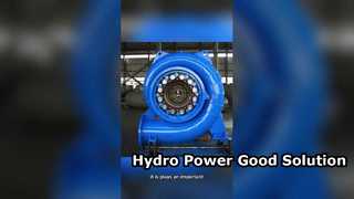 Francis hydro Turbine for high water head medium-small hydropower project