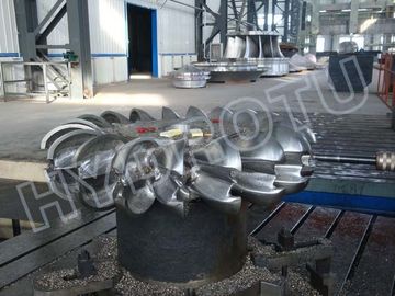 500kw - 20000KW Pelton Turbine Runner / Pelton Wheel for Water Head 80m - 1000m