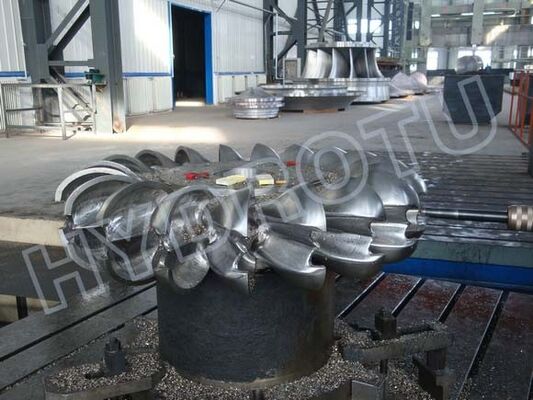 Stainless Steel Pelton Turbine Runner for 80m-1000m Water Head with 0.5MW-20MW Capacity