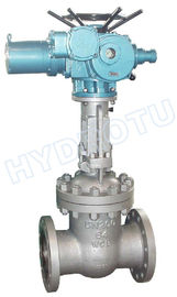 PN 0.25 - 6.4 Mpa Electric/ Manual Flanged Gate Valve / Sluice Valve for Hydro Power Station