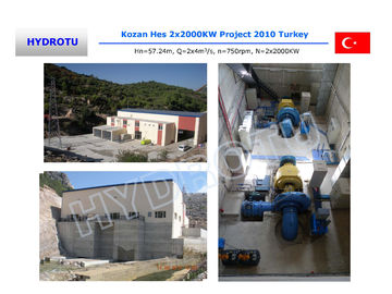 Reaction Type Francis Hydro Turbine/Francis Water Turbine With Inlet Valve,PLC Governor, Generator For Hydropower Projec