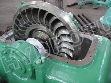 Impulse turbine / Turgo Hydro Turbine 100 KW-1000KW With Stainless Steel Runner