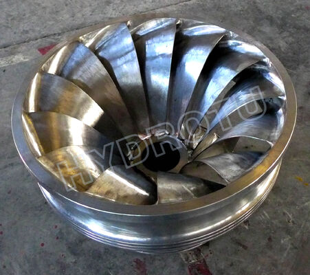 Modular Francis Turbine Runner Stainless Steel 0Cr13Ni4Mo 100KW-20MW Hydropower Assembly