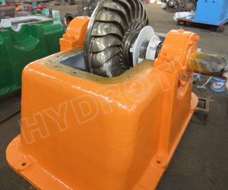 50m - 250m Impulse Turgo Hydro Turbine / Water Turbine For 100kw - 2000KW Hydropower Project