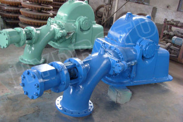 Small Horizontal Impulse Type Turgo Hydro Turbine / water turbine with Generator and Electric Equipment