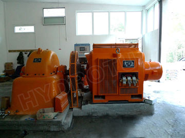 Small Horizontal Impulse Type Turgo Hydro Turbine / water turbine with Generator and Electric Equipment