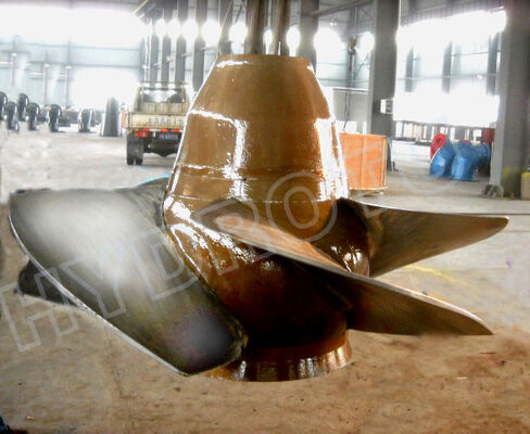 S Type Hydro Turbine with Stainless Steel Blades for 2m-20m Water Head and 100KW-10MW Capacity