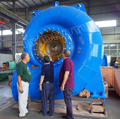 Shaft Francis Turbine Runner Hydropower Station Water Head 30m-300m Generating Component