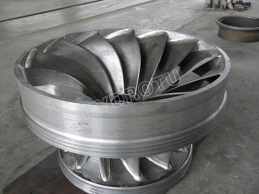 Shaft Francis Turbine Runner Hydropower Station Water Head 30m-300m Generating Component