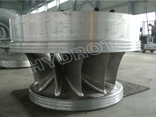 Precision Francis Turbine Runner 0Cr13Ni4Mo Stainless Steel Fabrication Process Hydropower Equipment