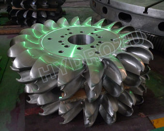 500m High Water Head Turgo Hydro Turbine With Two Nozzles And Forged CNC Machining Runner