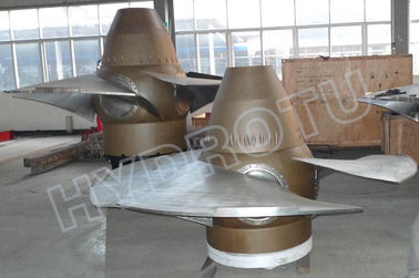 2m-25m Water Head Kaplan Turbine With Stainless Steel Blades and synchronous generator