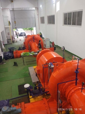 Stainless Steel Guide Vane Francis Hydro Turbine with and Rated Power 100-10000kW