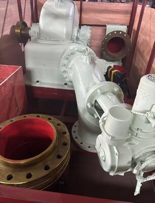 Turgo Hydro Turbine with Stainless Steel Runner 100KW-2000KW Rated Output and Up To 88% Efficiency