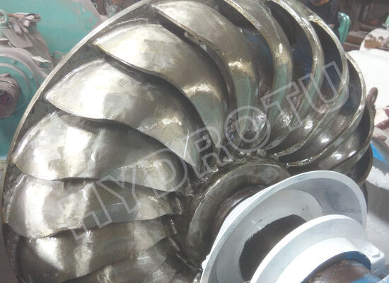 Turgo Hydro Turbine 100KW-2000KW with 70m-200m Head Range and 88% Efficiency