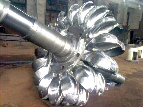 Stainless Steel Pelton Turbine Runner for 80m-1000m Water Head with 0.5MW-20MW Capacity