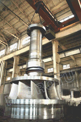 Horizontal Vertical Shaft Francis Turbine Runner 100KW-20MW Capacity Stainless Steel Hydropower System