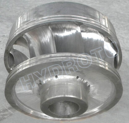 Stainless Steel 0Cr13Ni4Mo Francis Turbine Runner Water Head 20m-300m Hydropower Component