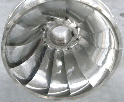 Stainless Steel 0Cr13Ni4Mo Francis Turbine Runner Water Head 20m-300m Hydropower Component