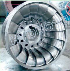 Francis Turbine Runner Water Head 10m-300m Stainless Steel 0Cr13Ni4Mo Hydropower Equipment