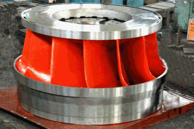 Horizontal Vertical Configurable Francis Turbine Runner 100KW-20MW Hydropower Station Component