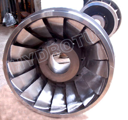 Stainless Steel Francis Turbine Runner for 10-300 Meter Water Head with 0.1MW-20MW Capacity